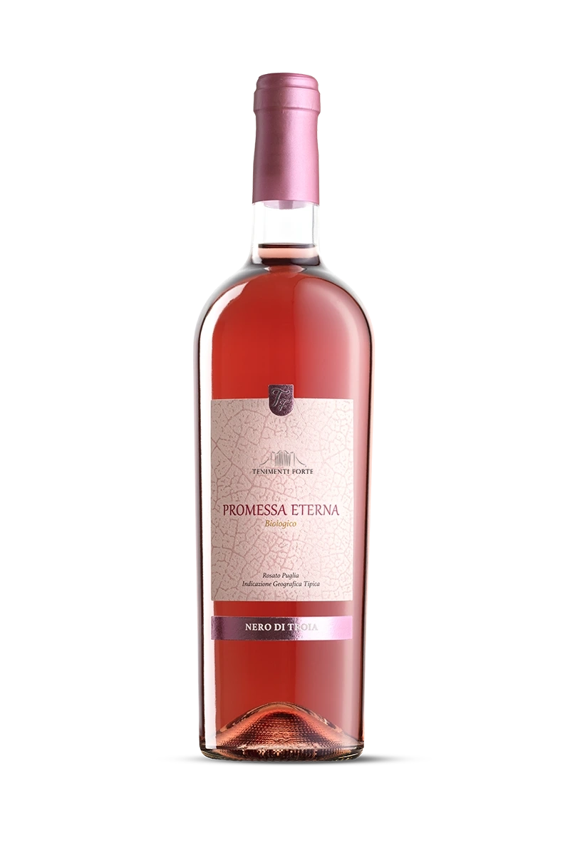 Vino rosato Promessa Eterna biologico Tenimenti Forte