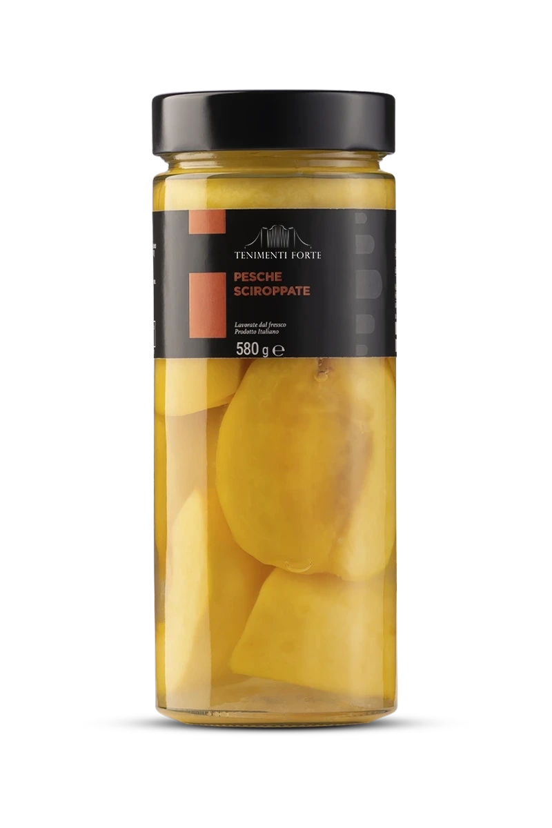 Pesche sciroppate biologiche Tenimenti Forte