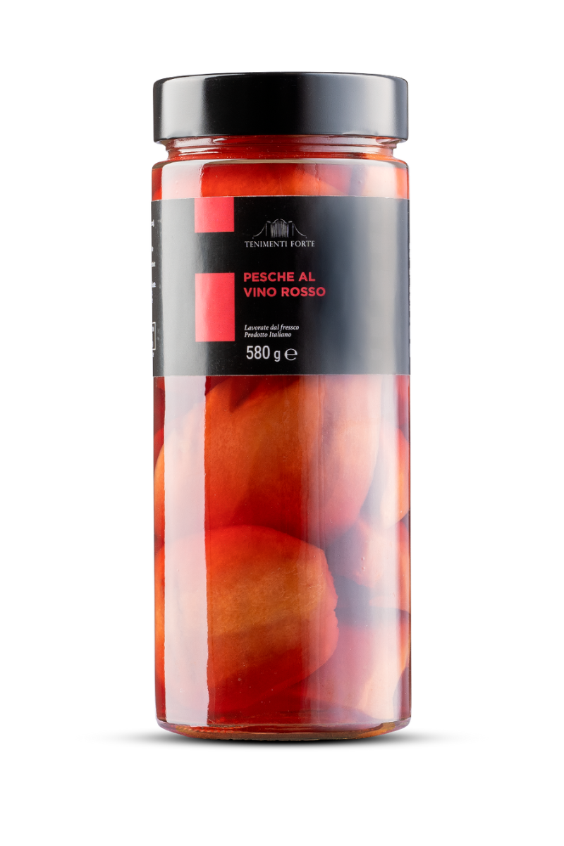 Pesche al vino rosso Tenimenti Forte